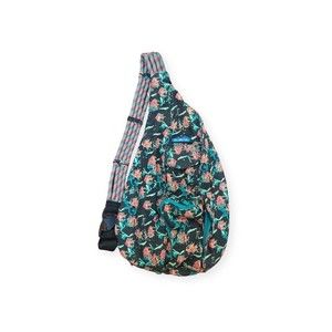 KAVU Fireworks Design Rope Bag Shoulder Sling Backpack